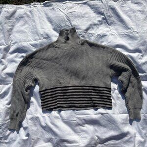 chunky cropped sweater